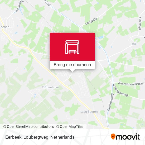 Eerbeek, Loubergweg kaart