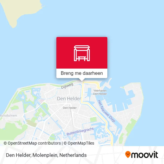Den Helder, Molenplein kaart