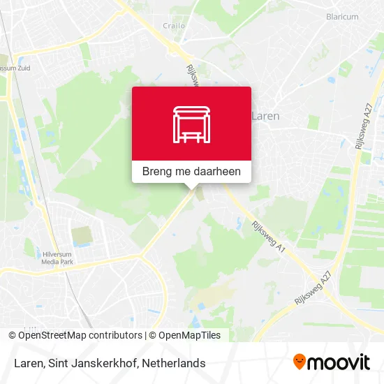 Laren, Sint Janskerkhof kaart