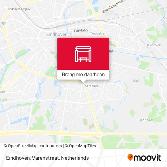 Eindhoven, Varenstraat kaart