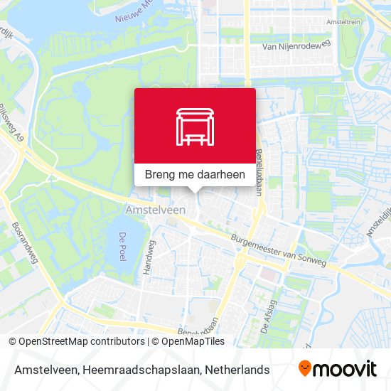 Amstelveen, Heemraadschapslaan kaart