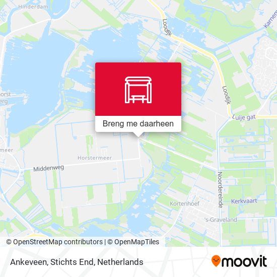 Ankeveen, Stichts End kaart
