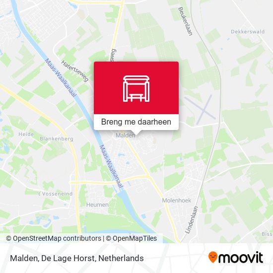 Malden, De Lage Horst kaart