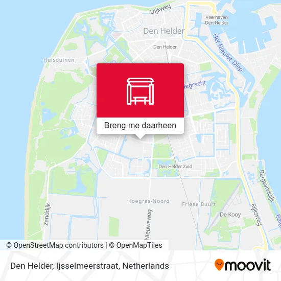 Den Helder, Ijsselmeerstraat kaart