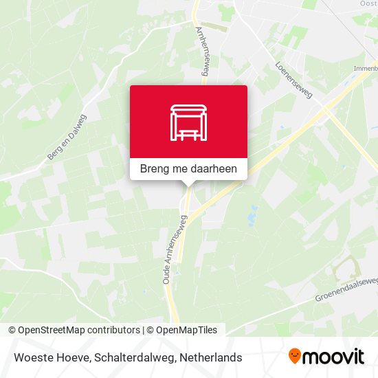 Woeste Hoeve, Schalterdalweg kaart