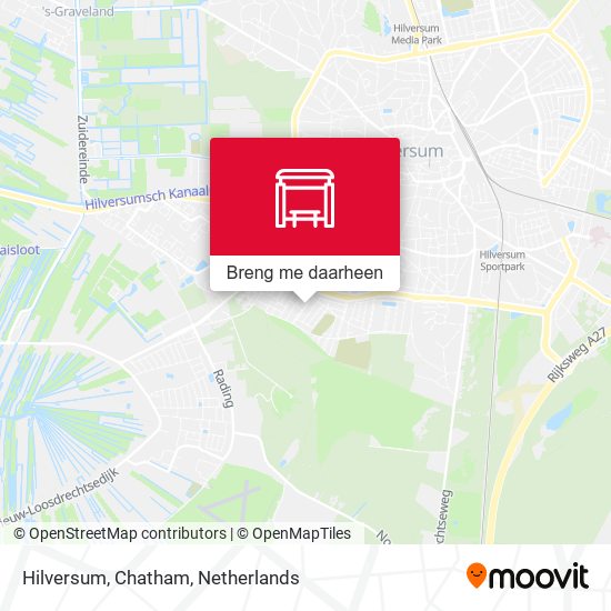 Hilversum, Chatham kaart