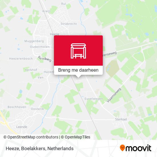 Heeze, Boelakkers kaart