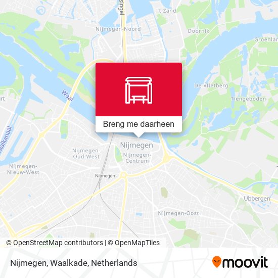 Nijmegen, Waalkade kaart
