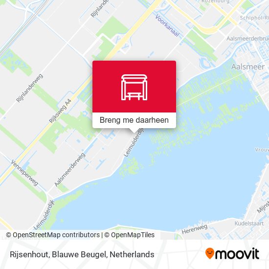 Rijsenhout, Blauwe Beugel kaart