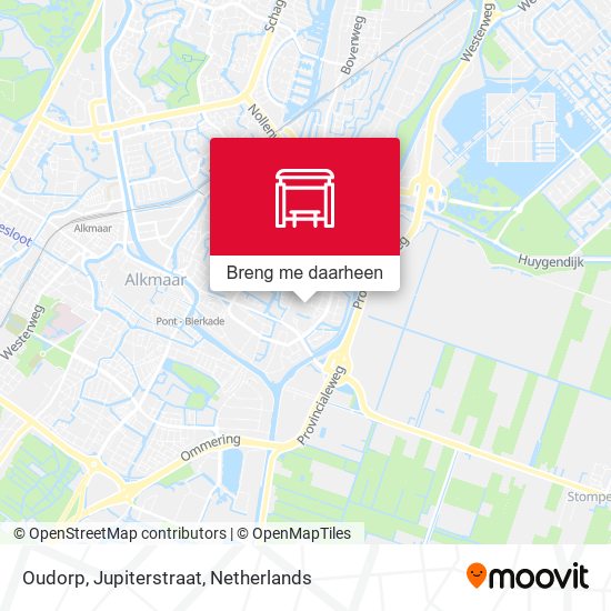 Oudorp, Jupiterstraat kaart