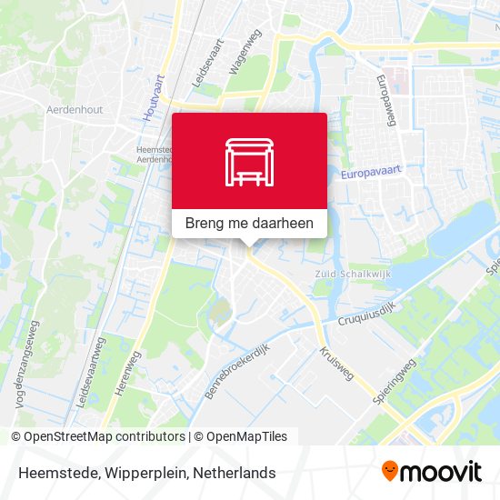 Heemstede, Wipperplein kaart