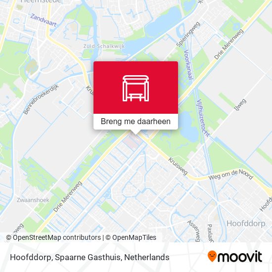 Hoofddorp, Spaarne Gasthuis kaart