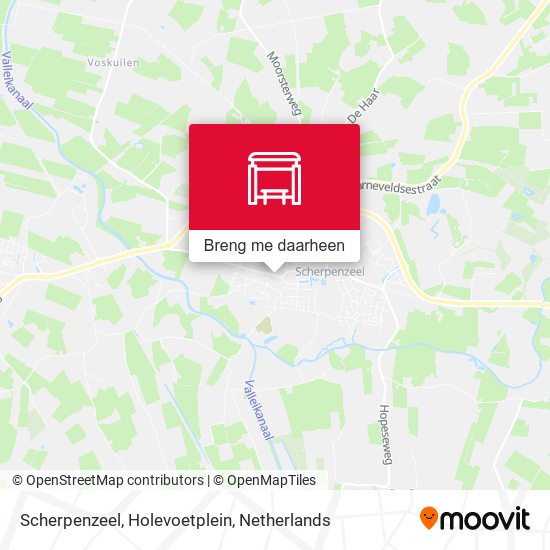 Scherpenzeel, Holevoetplein kaart