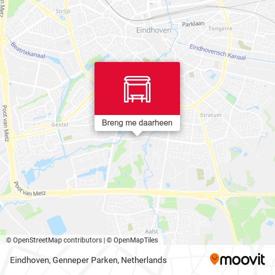 Eindhoven, Genneper Parken kaart