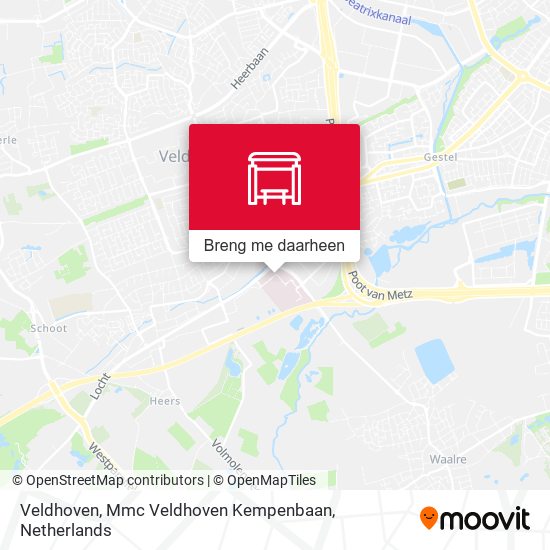 Veldhoven, Mmc Veldhoven Kempenbaan kaart