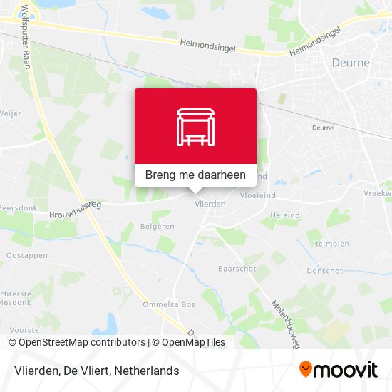 Vlierden, De Vliert kaart