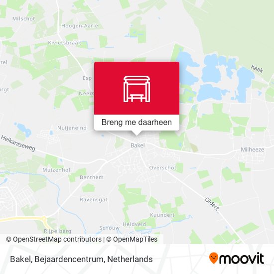Bakel, Bejaardencentrum kaart