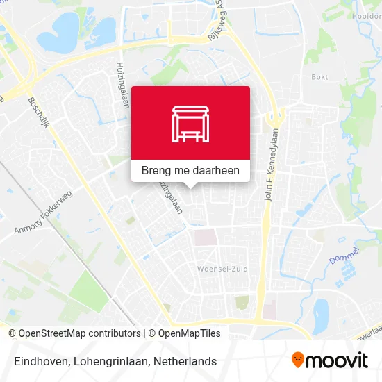 Eindhoven, Lohengrinlaan kaart