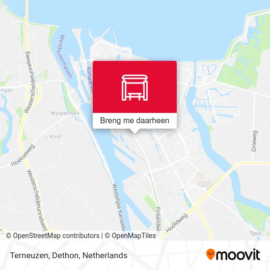 Terneuzen, Dethon kaart