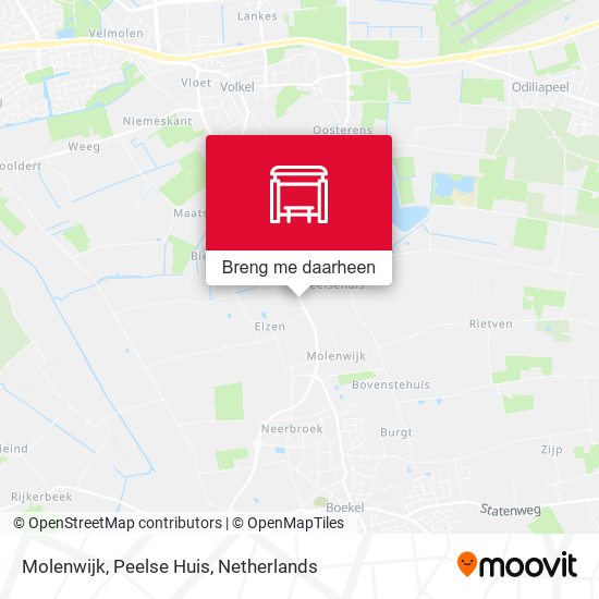 Molenwijk, Peelse Huis kaart