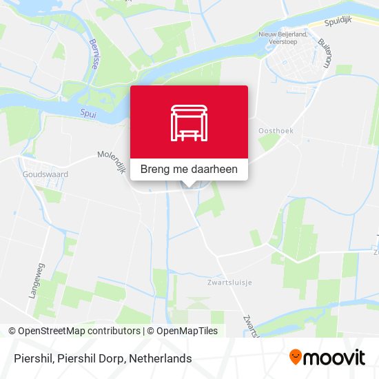 Piershil, Piershil Dorp kaart