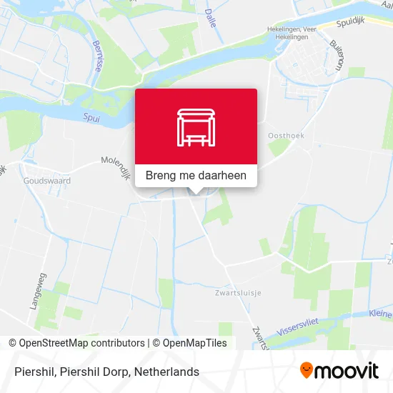 Piershil, Piershil Dorp kaart