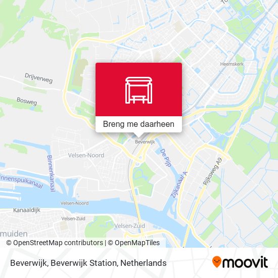 Beverwijk, Beverwijk Station kaart