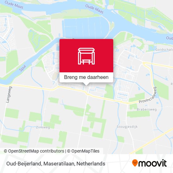 Oud-Beijerland, Maseratilaan kaart