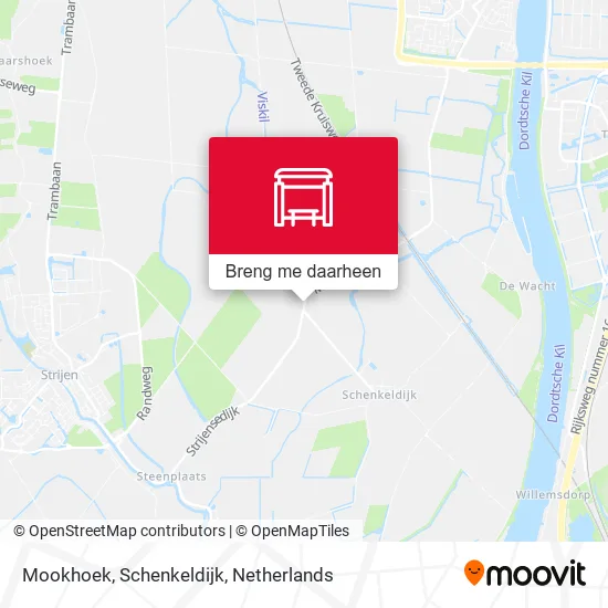 Mookhoek, Schenkeldijk kaart