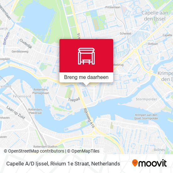Capelle A / D Ijssel, Rivium 1e Straat kaart