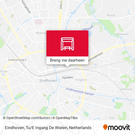 Eindhoven, Tu / E Ingang De Wielen kaart