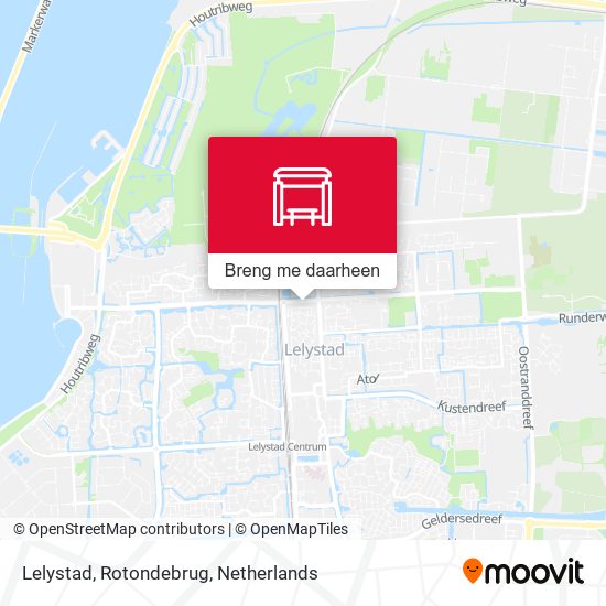 Lelystad, Rotondebrug kaart