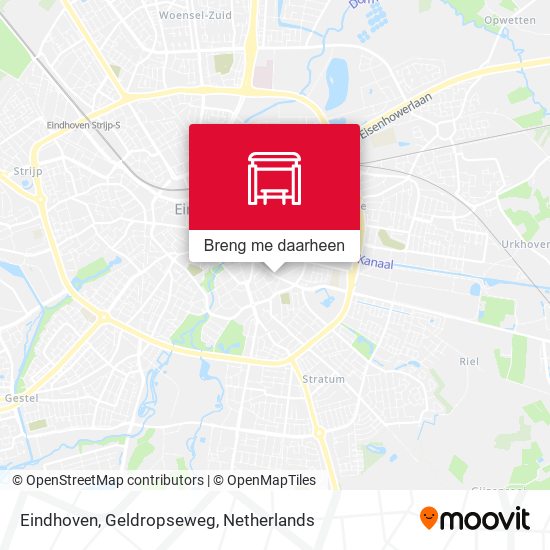 Eindhoven, Geldropseweg kaart