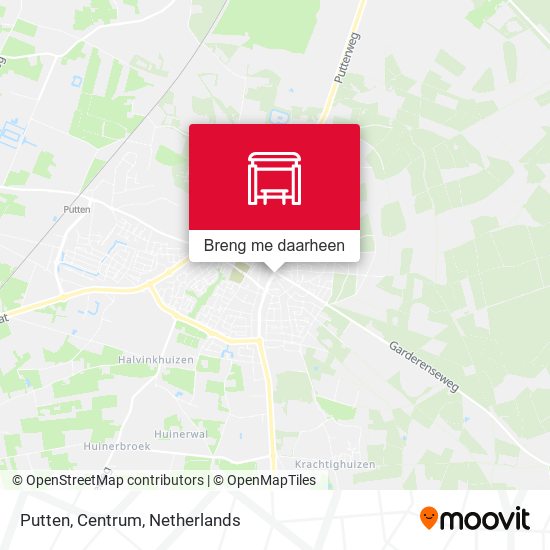 Putten, Centrum kaart