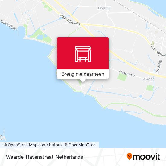 Waarde, Havenstraat kaart