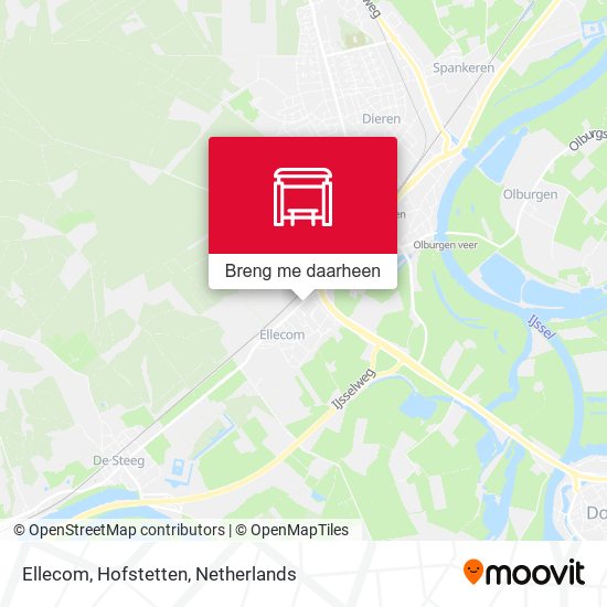 Ellecom, Hofstetten kaart