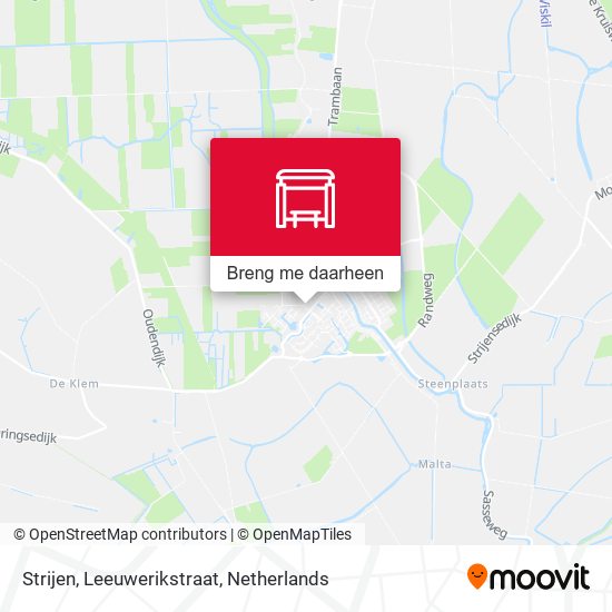 Strijen, Leeuwerikstraat kaart