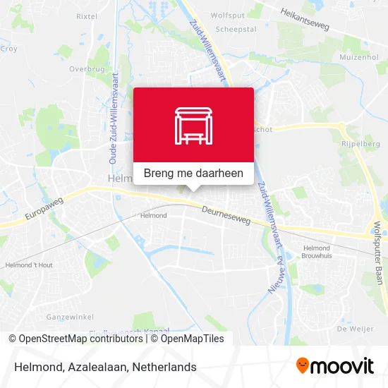 Helmond, Azalealaan kaart