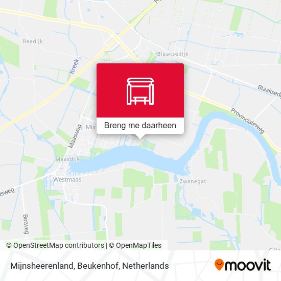 Mijnsheerenland, Beukenhof kaart