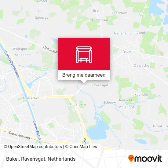 Bakel, Ravensgat kaart