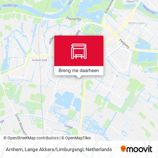 Arnhem, Lange Akkers / Limburgsngl kaart