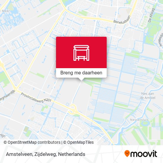 Amstelveen, Zijdelweg kaart