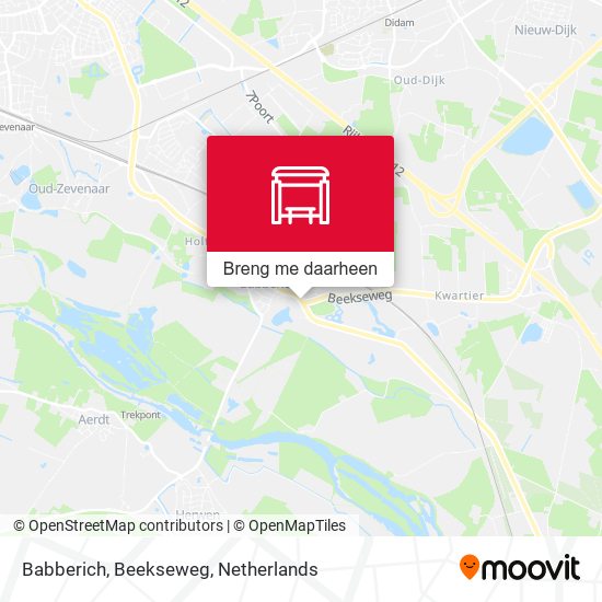 Babberich, Beekseweg kaart