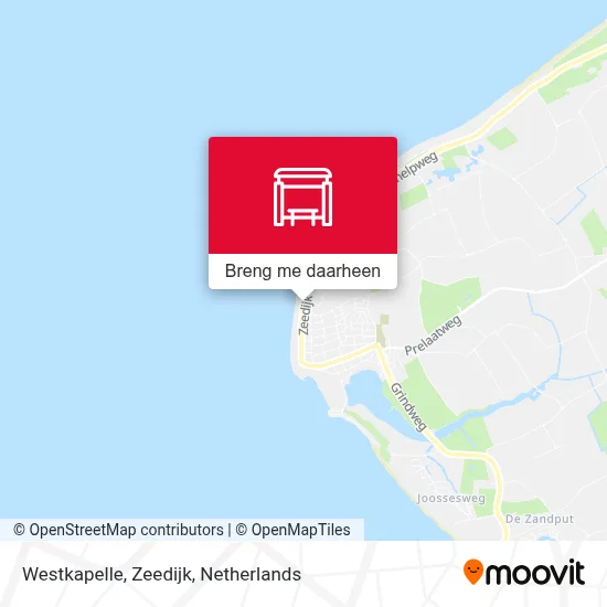 Westkapelle, Zeedijk kaart