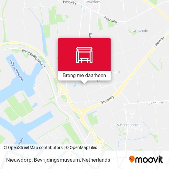 Nieuwdorp, Bevrijdingsmuseum kaart