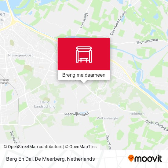 Berg En Dal, De Meerberg kaart
