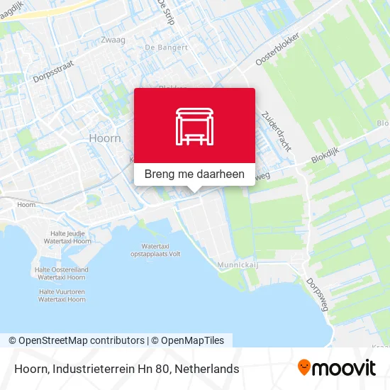 Hoorn, Industrieterrein Hn 80 kaart