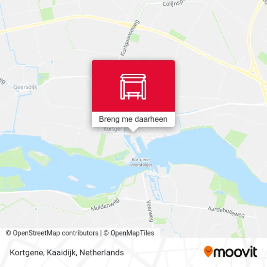 Kortgene, Kaaidijk kaart