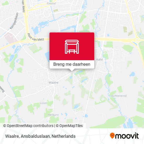 Waalre, Ansbalduslaan kaart