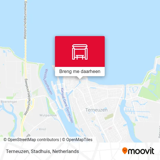 Terneuzen, Stadhuis kaart